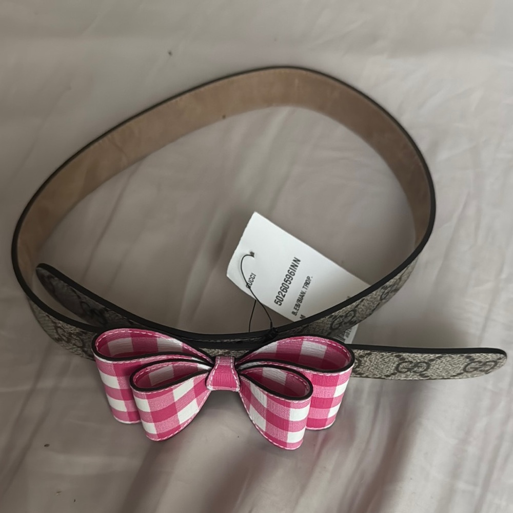 Authentic Gucci Bow Belt for kids